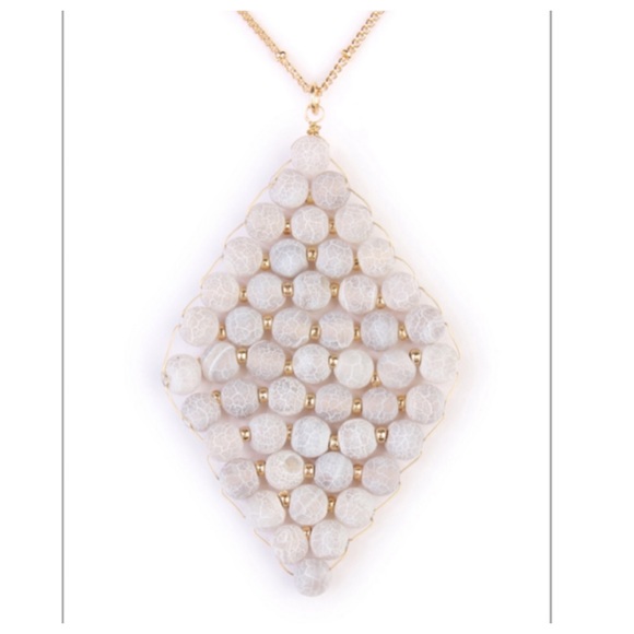 NATURAL STONE Pendant Necklace - Picture 3 of 7